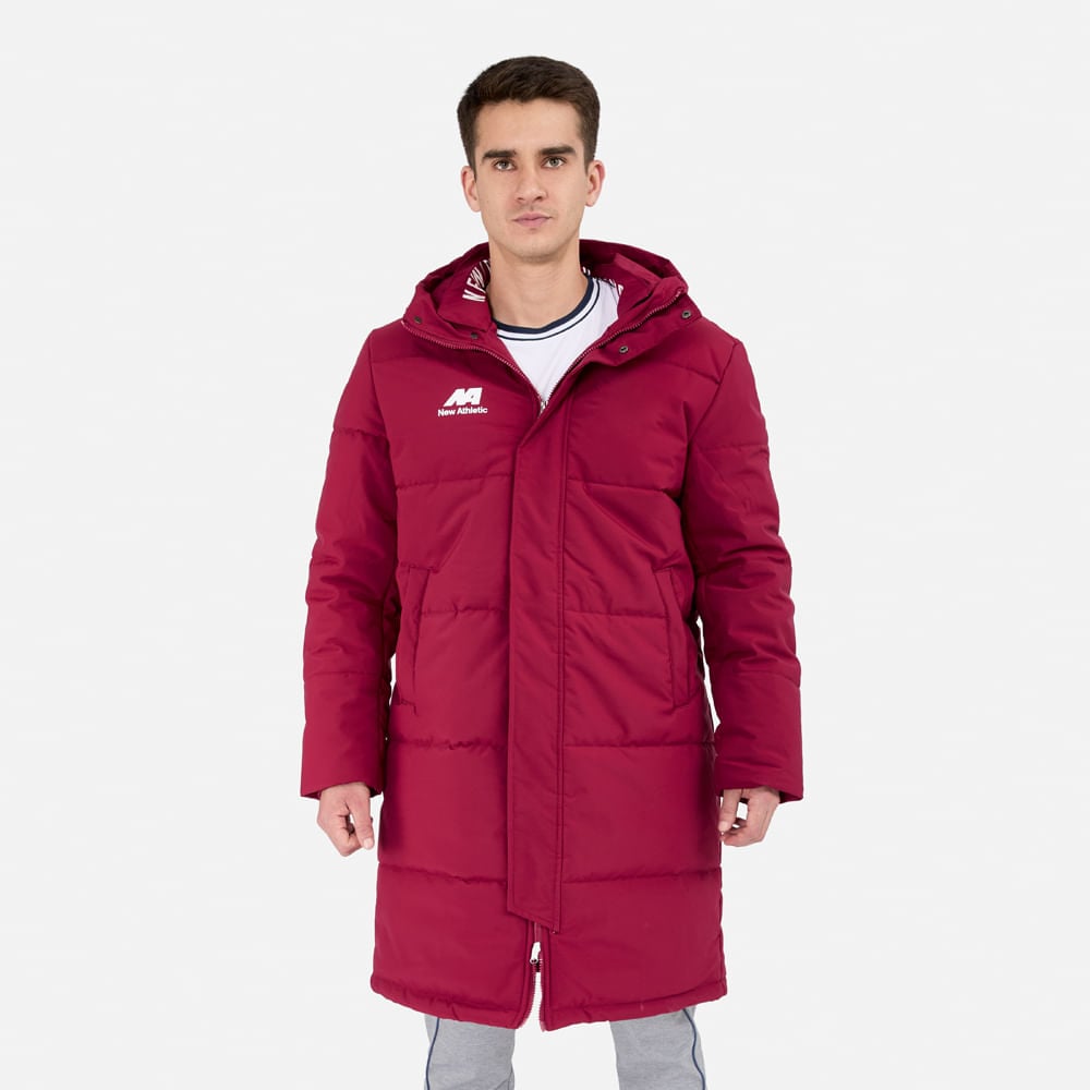 CASACA NEW ATHLETIC ULTRA63 VINO HOMBRE - 2
