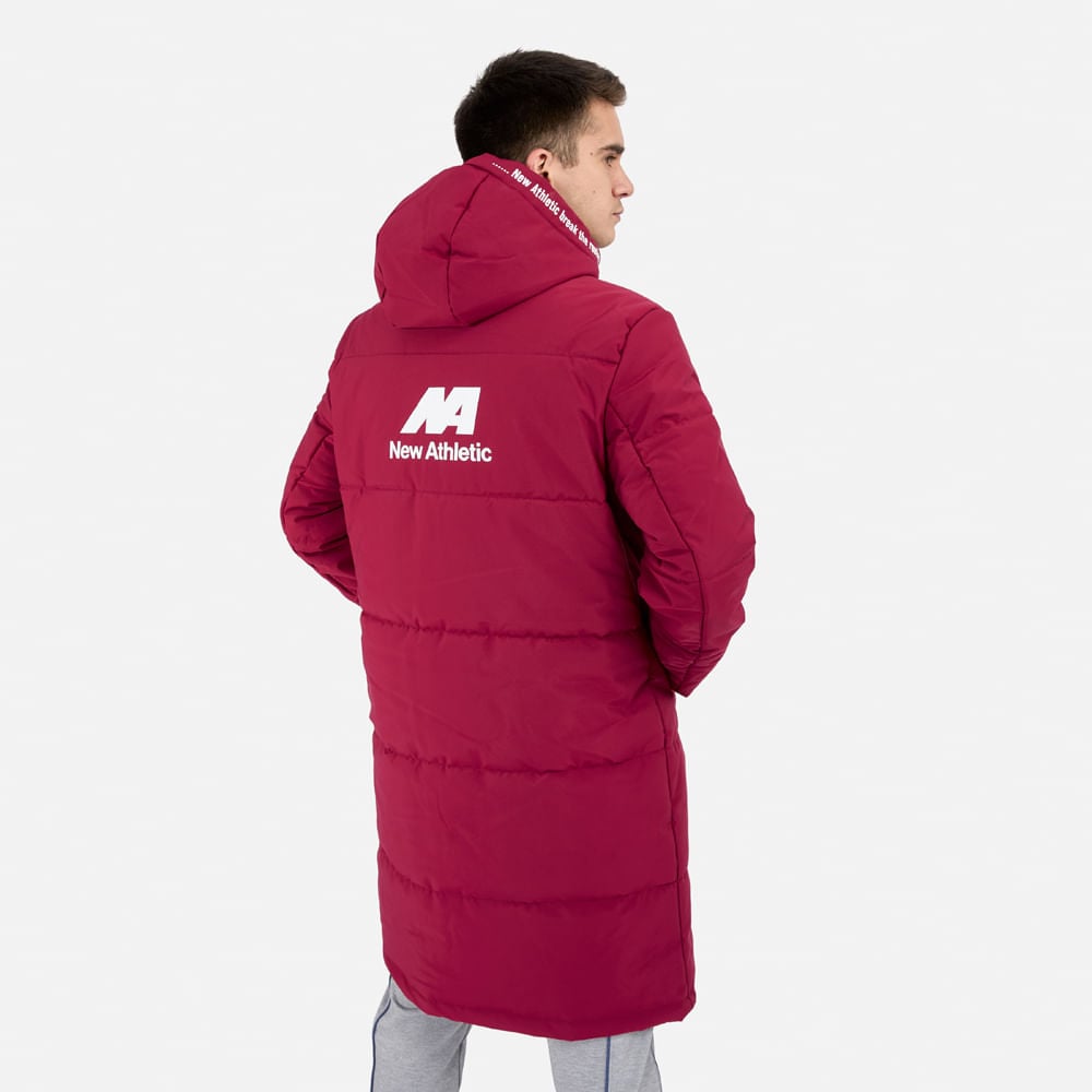 CASACA NEW ATHLETIC ULTRA63 VINO HOMBRE - 3