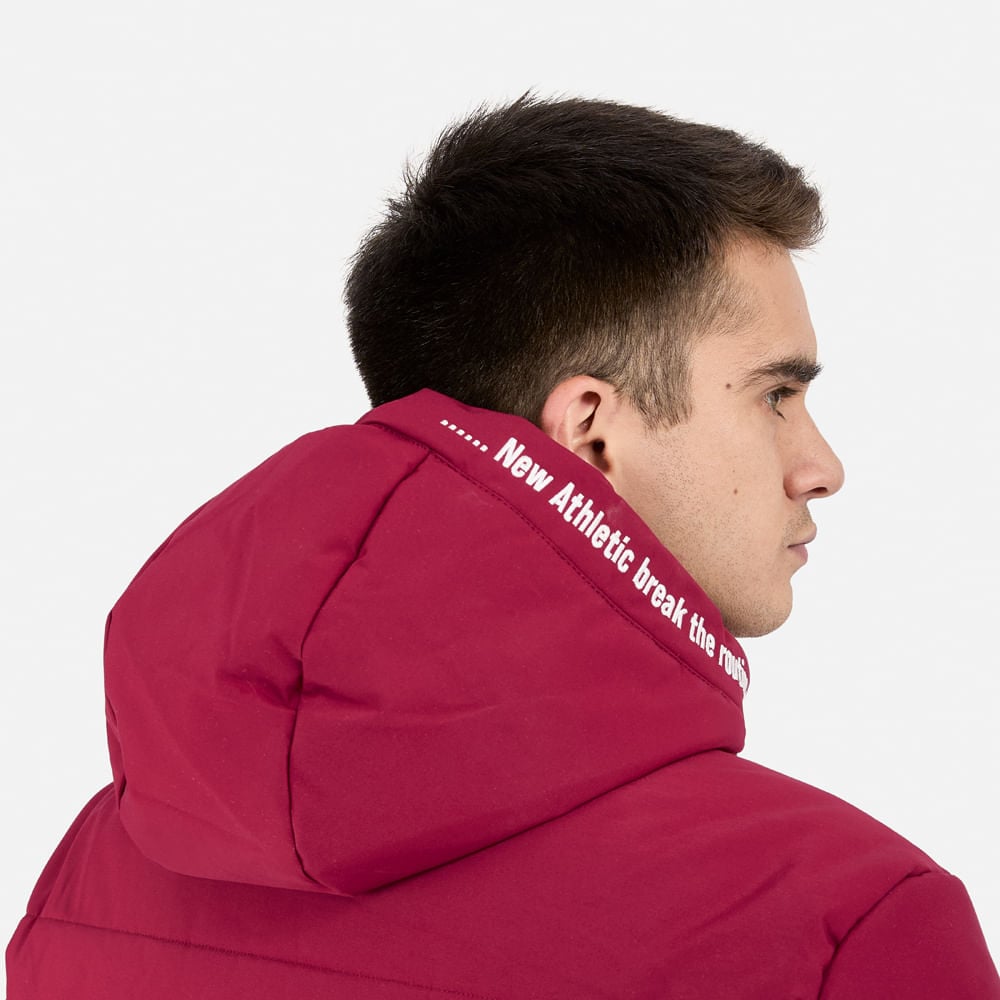 CASACA NEW ATHLETIC ULTRA63 VINO HOMBRE - 4