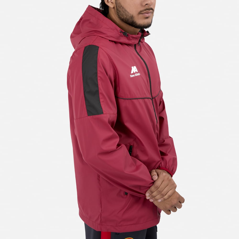 CASACA NEW ATHLETIC DRAVOX VINO CON NEGRO HOMBRE - 3