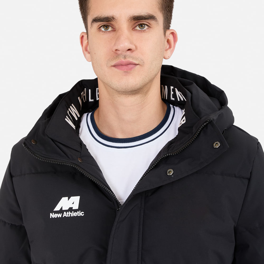 CASACA NEW ATHLETIC ULTRA63 NEGRO HOMBRE - 5