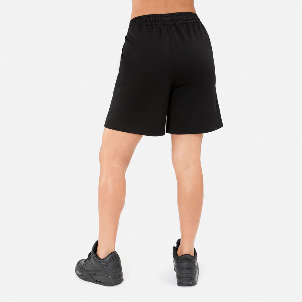 SHORT NEW ATHLETIC TRAVIS NEGRO MUJER - 3