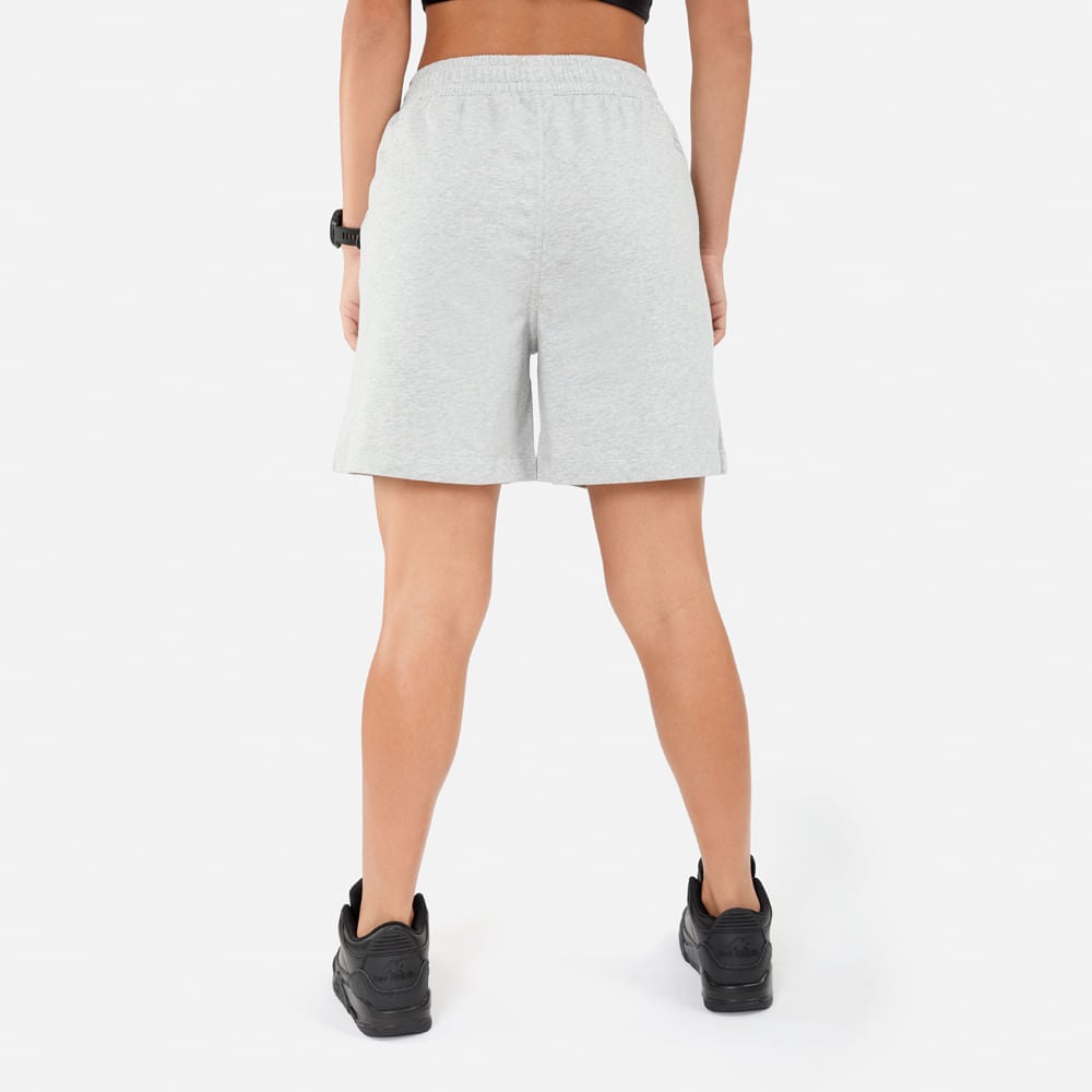 SHORT NEW ATHLETIC TRAVIS GRIS CLARO MUJER - 3