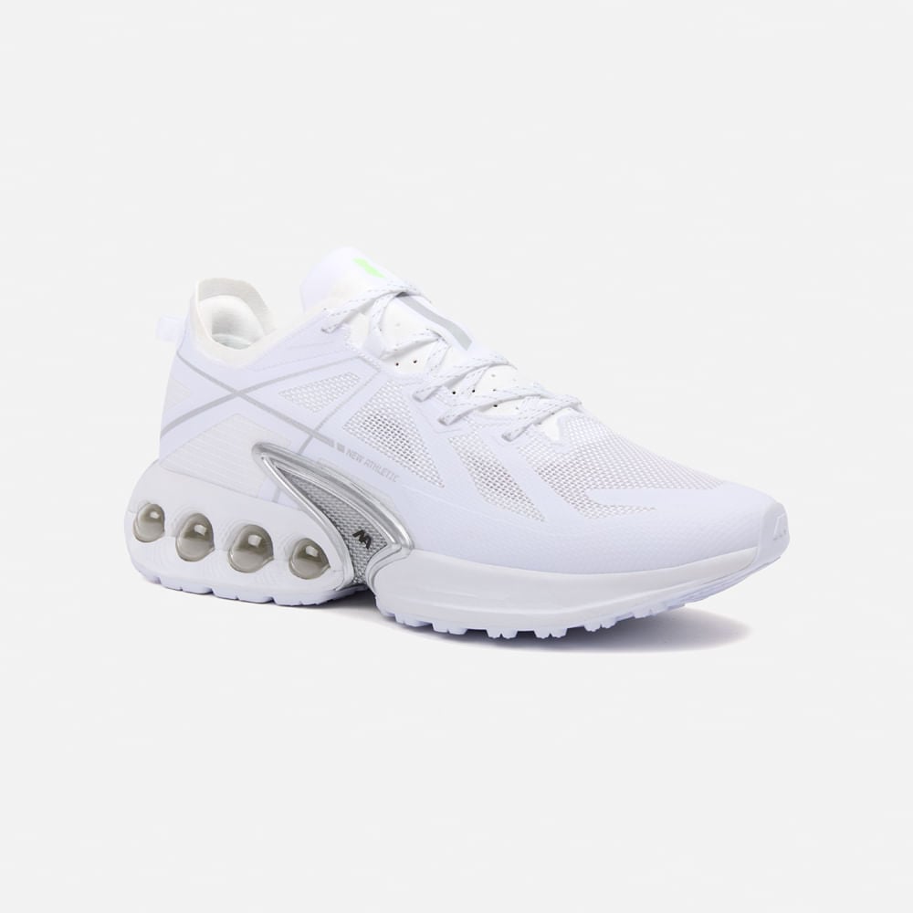 ZAPATILLAS NEW ATHLETIC RUNNING WIND112 BLANCO CON PLATEADO MUJER - 1