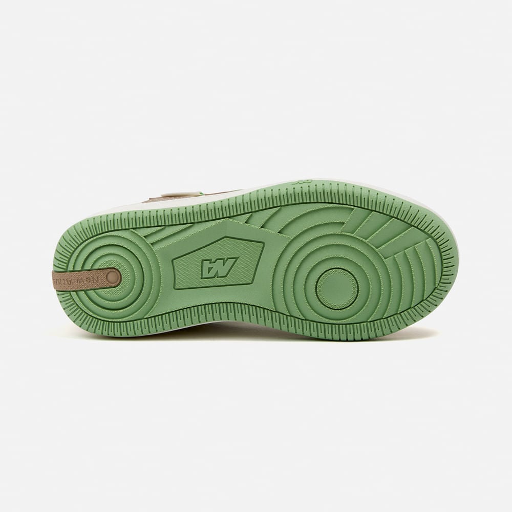 ZAPATILLAS NEW ATHLETIC SKATEBOARDING KUEL94 CREMA CON MARRÓN CLARO MUJER - 3