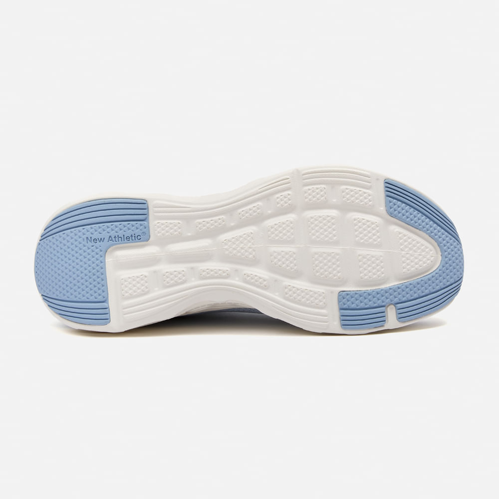 ZAPATILLAS NEW ATHLETIC RUNNING CROIL144 CELESTE CON CREMA HOMBRE - 3