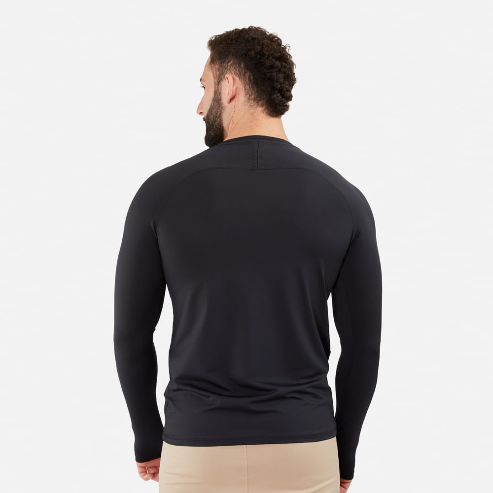 POLO ML CALENTADOR NEW ATHLETIC MATEO NEGRO HOMBRE - 3