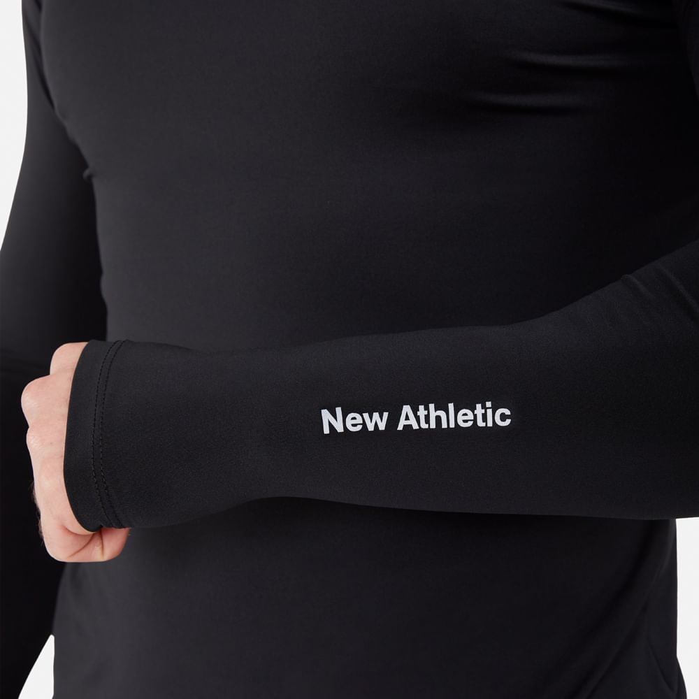 POLO ML CALENTADOR NEW ATHLETIC MATEO NEGRO HOMBRE - 3