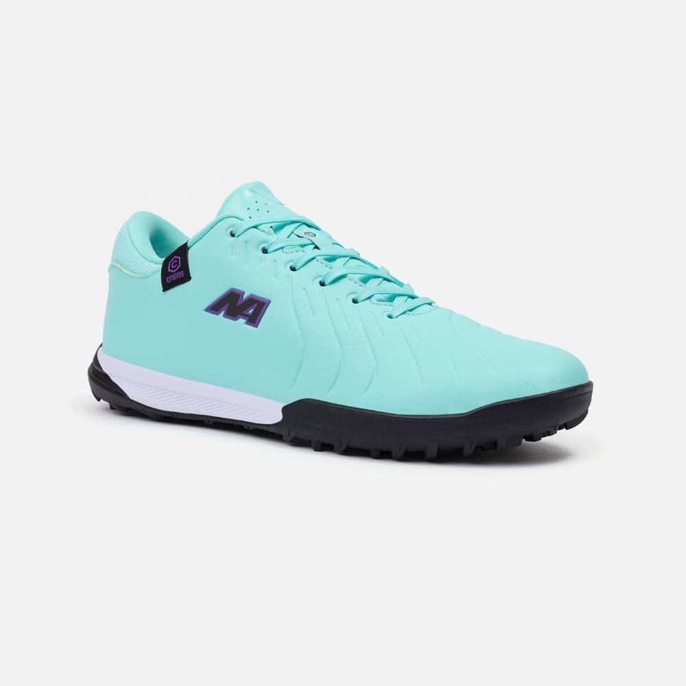 ZAPATILLAS NEW ATHLETIC FOOTBALL CRONOS112 VERDE MENTA CON NEGRO JUVENIL - 1