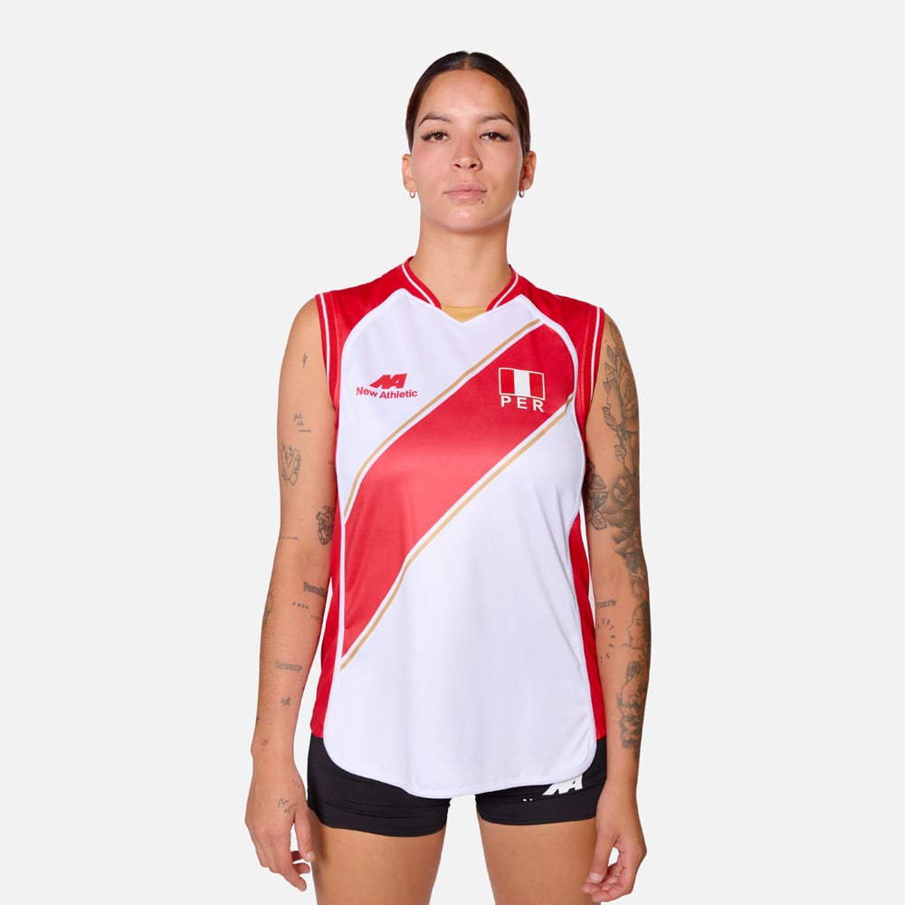 CAMISETA OFICIAL VÓLEY NEW ATHLETIC FPV 2026 PARA MUJER - 1