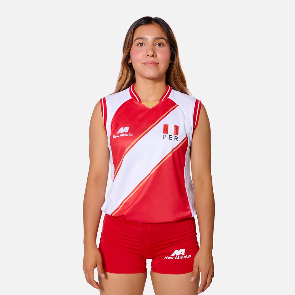 CAMISETA OFICIAL VÓLEY NEW ATHLETIC FPV 2026 PARA MUJER - 1