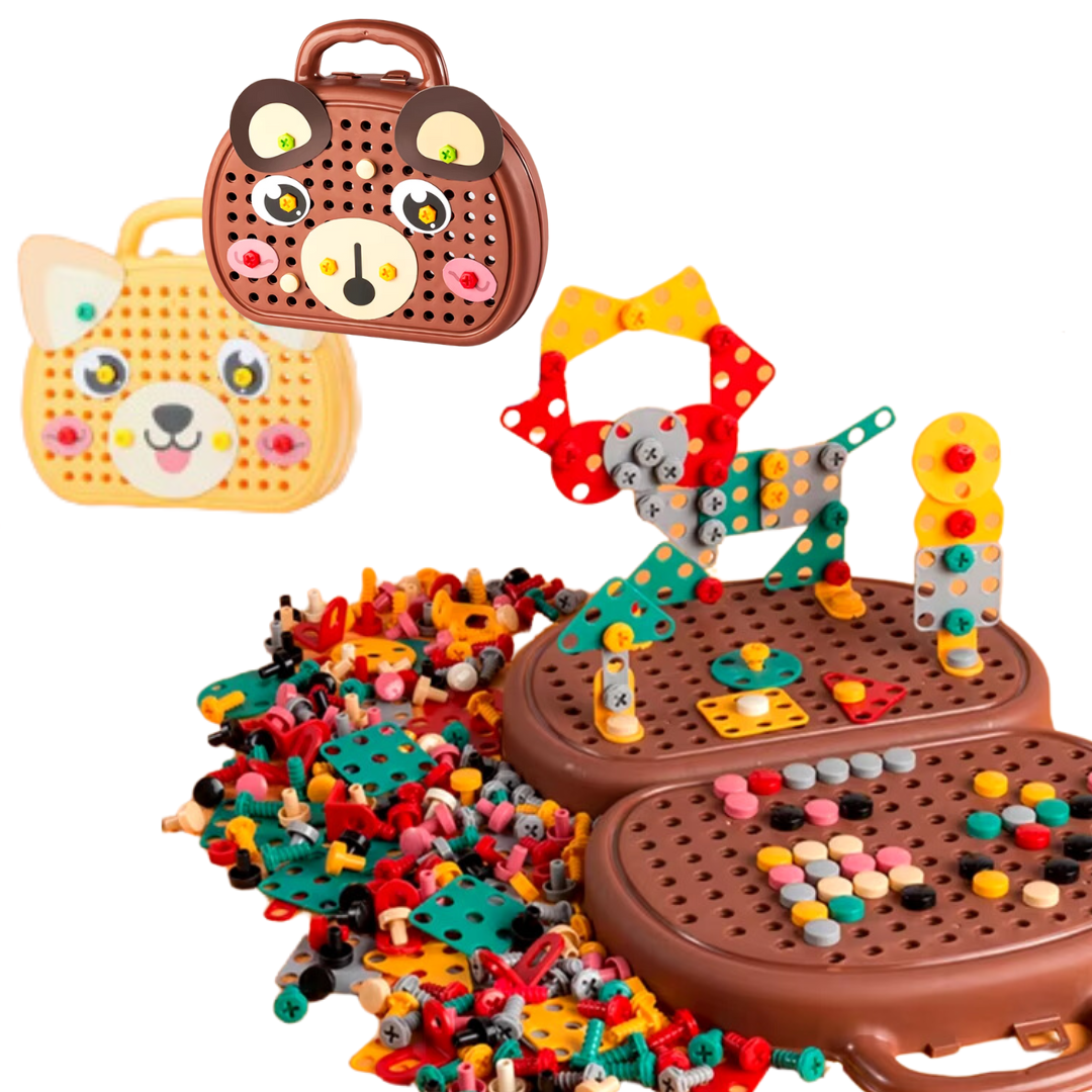 MINI TALADRO 3D MONTESSORI OSO - 1