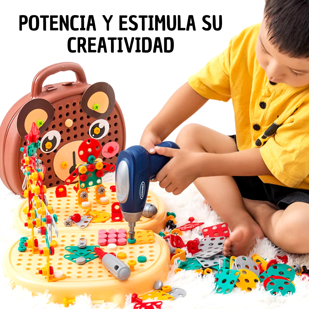 MINI TALADRO 3D MONTESSORI OSO - 2