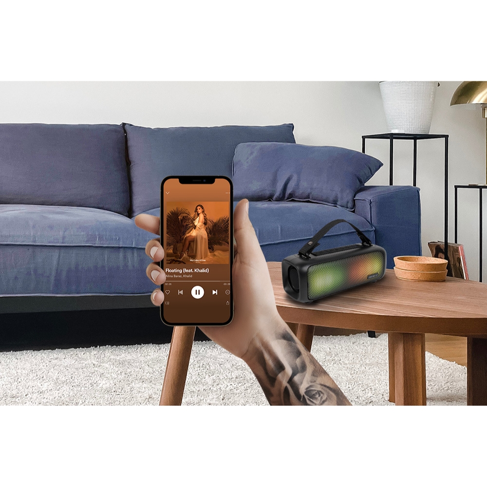 PARLANTE BLUETOOTH MASTER G MGGBOOM PORTATIL 2” X2 - 9