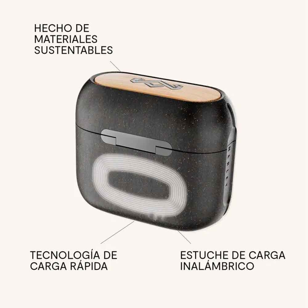 AUDÍFONOS BLUETOOTH HOUSE OF MARLEY LITTLE BIRD INALÁMBRICO - 5