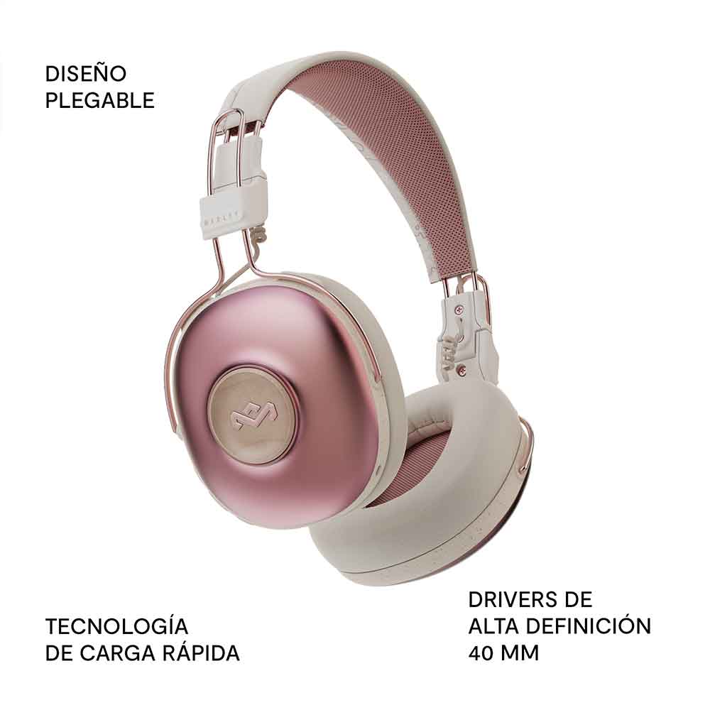 AUDÍFONOS BLUETOOTH HOUSE OF MARLEY POSITIVE VIBRATIONS COPPER - 3