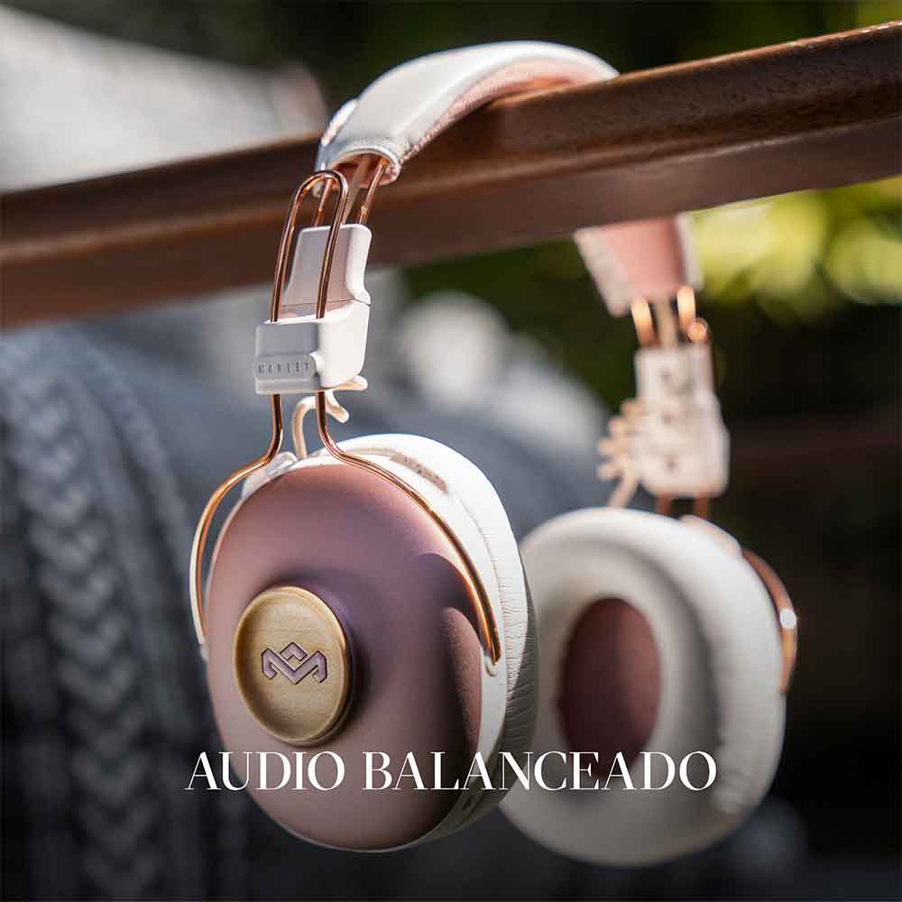 AUDÍFONOS BLUETOOTH HOUSE OF MARLEY POSITIVE VIBRATIONS COPPER - 5
