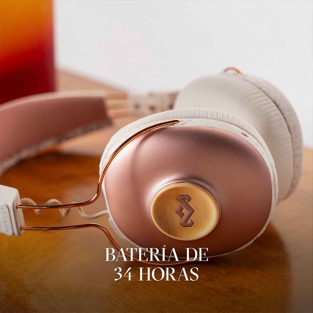 AUDÍFONOS BLUETOOTH HOUSE OF MARLEY POSITIVE VIBRATIONS COPPER - 6