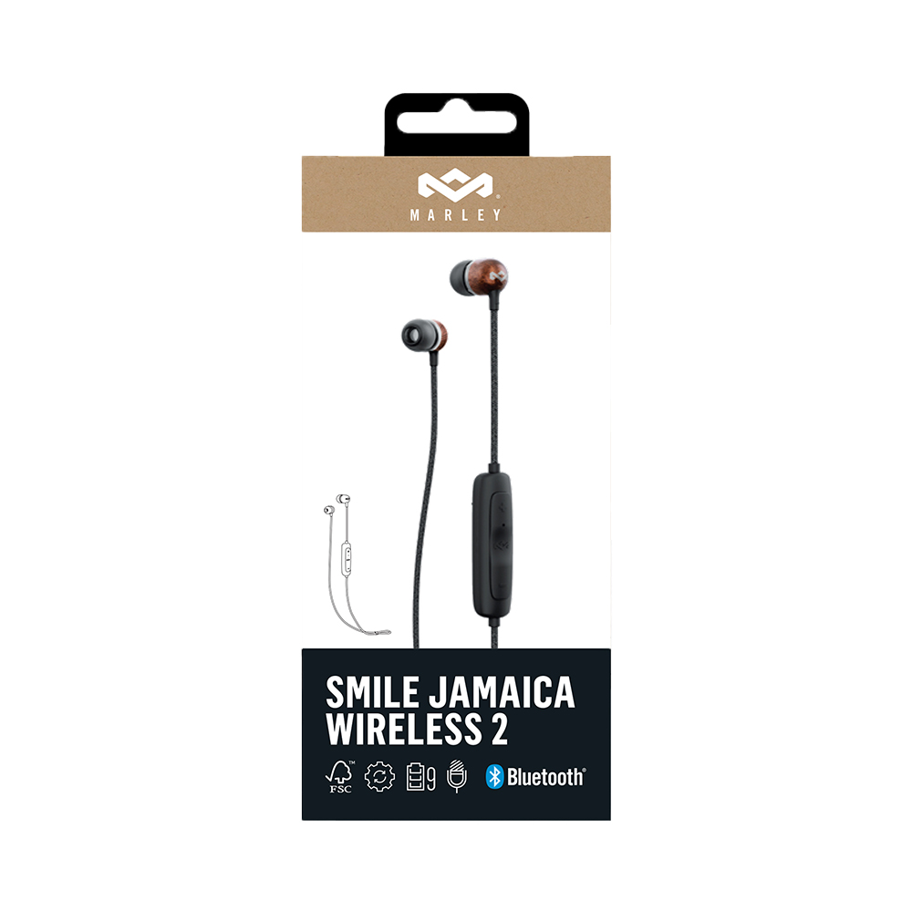 AUDÍFONOS BLUETOOTH HOUSE OF MARLEY SMILE JAMAICA 2 SIGNATURE BLACK - 3