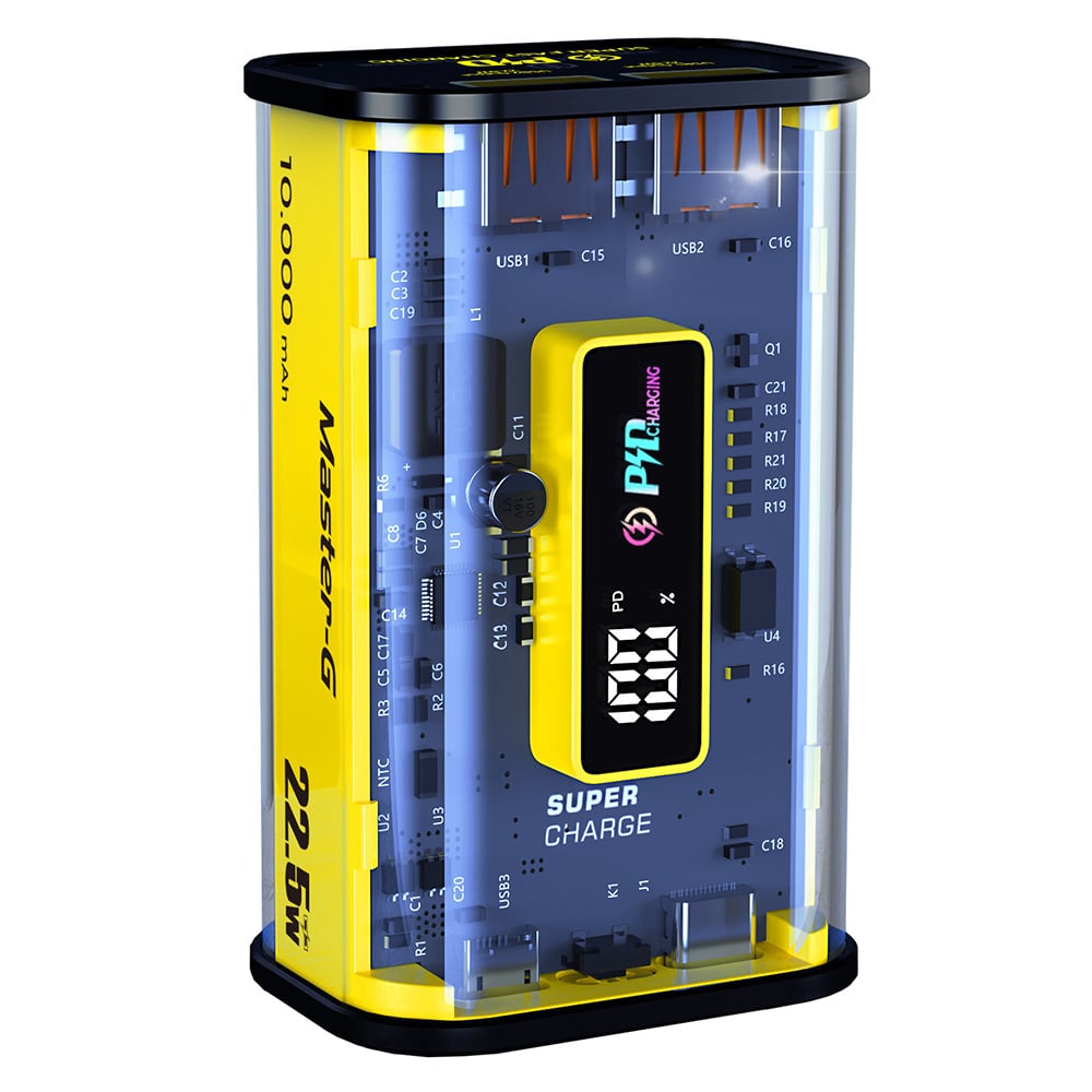 POWER BANK MASTER G UCP10000T BATERÍA EXTERNA MASTER-G 10000MAH 22.5W CARGA RÁPIDA - 3