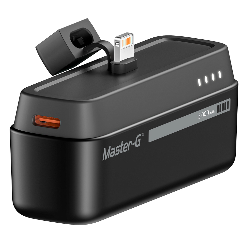 POWER BANK MASTER G UCP5PDLB PORTÁTIL MASTER-G 5000MAH LIGHTNING IPHONE POWER DELIVERY - 1