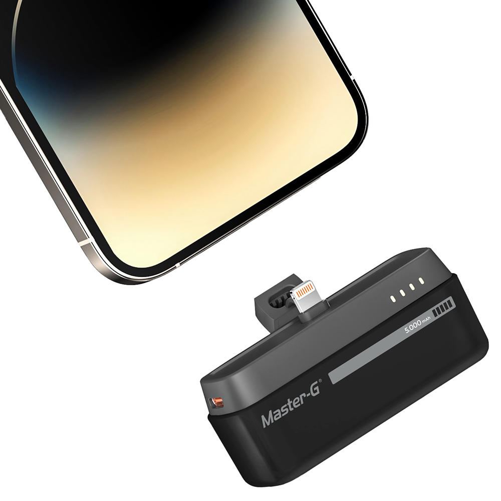 POWER BANK MASTER G UCP5PDLB PORTÁTIL MASTER-G 5000MAH LIGHTNING IPHONE POWER DELIVERY - 2