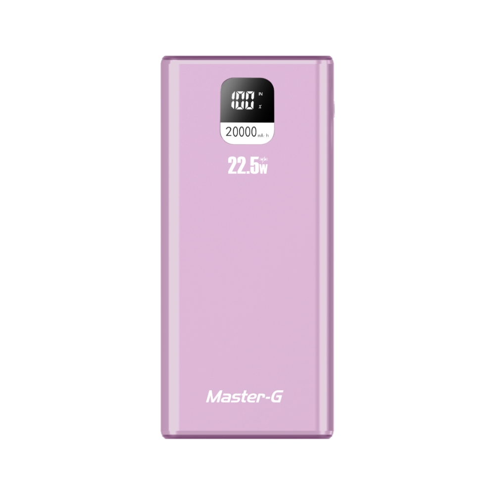 POWER BANK 20000MAH CARGA RÁPIDA 22.5W ROSADO UCP20PPD - 3