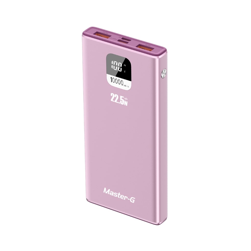 POWER BANK 10000MAH CARGA RÁPIDA 22.5W ROSADO UCP10PPD - 1