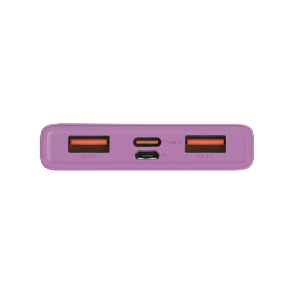 POWER BANK 10000MAH CARGA RÁPIDA 22.5W ROSADO UCP10PPD - 4