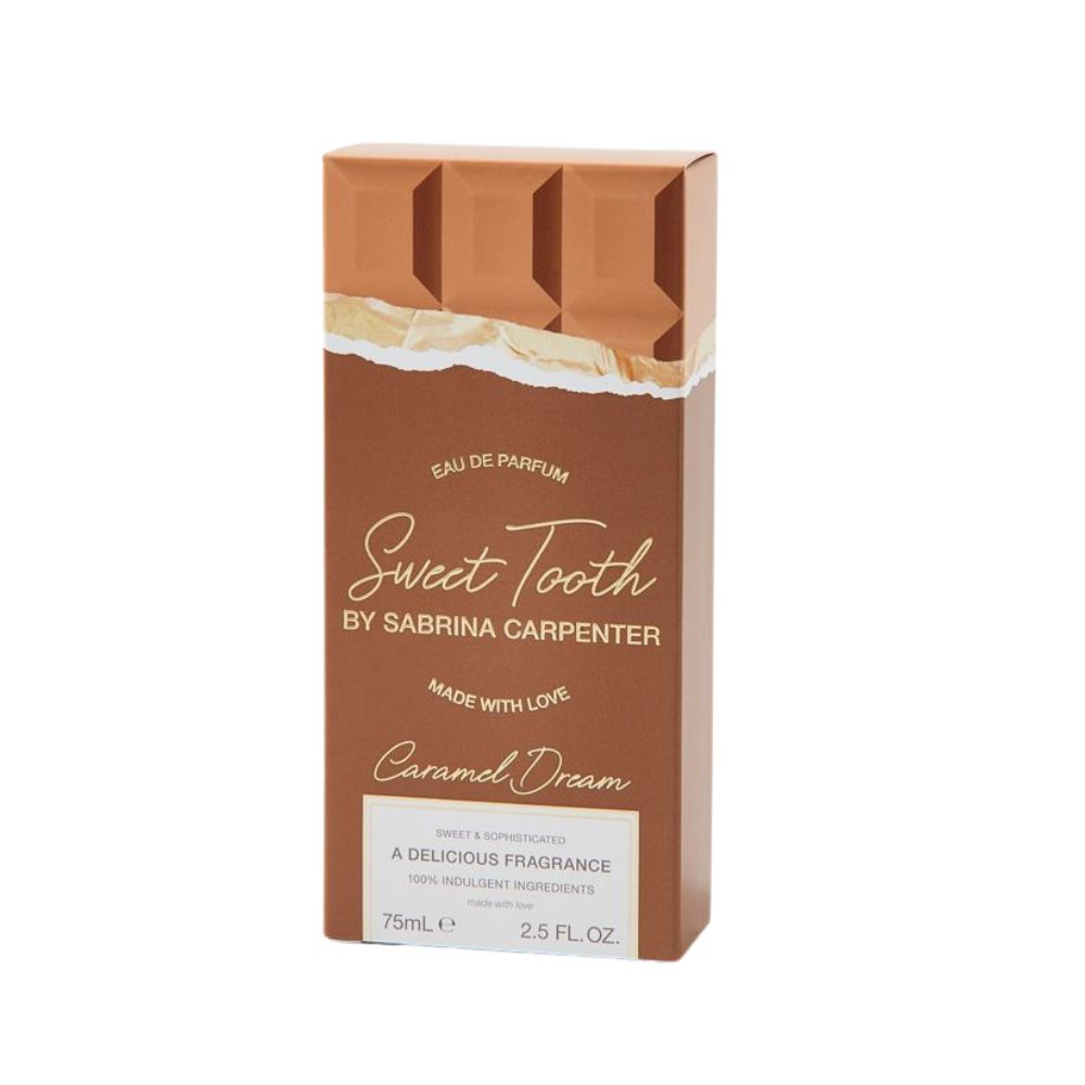 SABRINA CARPENTER SWEET TOOTH CARAMEL DREAM FOR WOMEN EAU DE PARFUM 75ML - 3