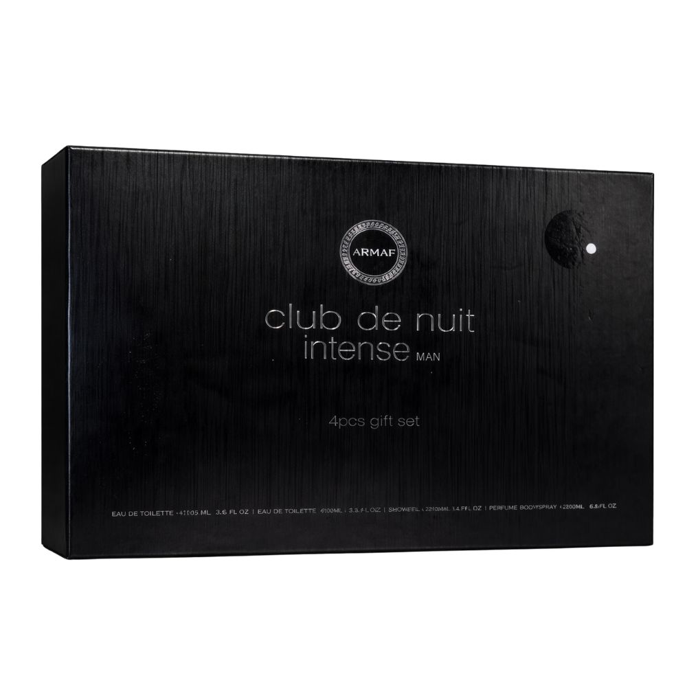 Armaf Club De Nuit Intense Man Set 4 Pzs EDT 105ml + Shower Gel 100 ml + Perfume Body Spray 200 ml + Mini 10 ml - 2