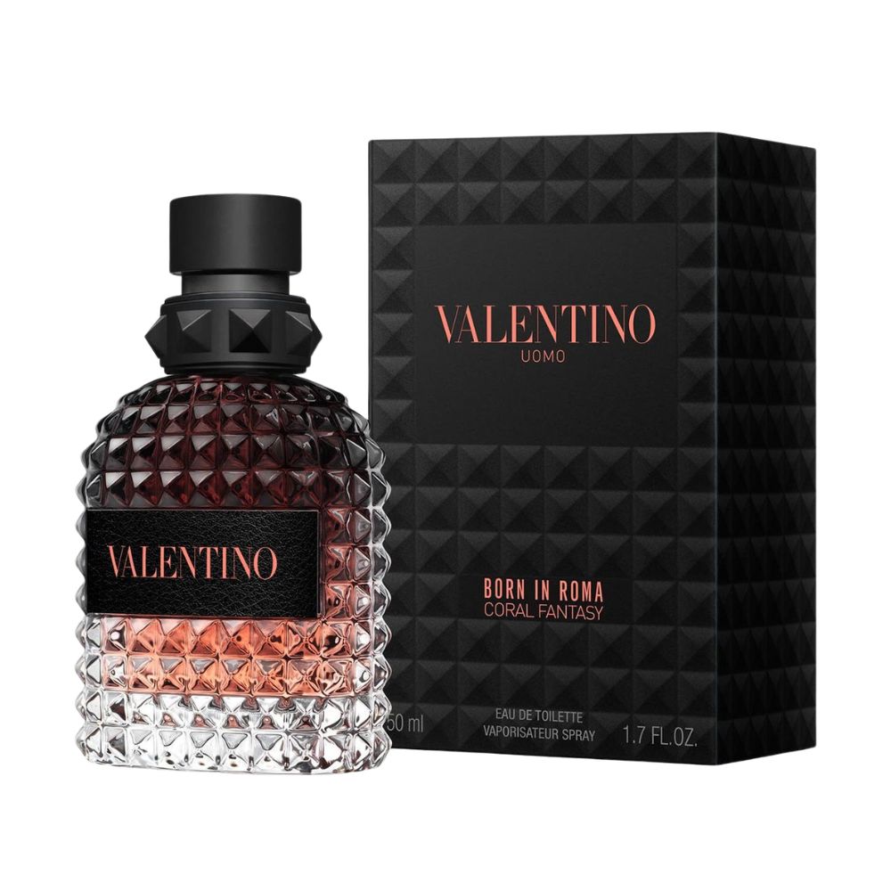 VALENTINO UOMO BORN IN ROMA CORAL FANTASY FOR MEN EDT 100 ML - 4