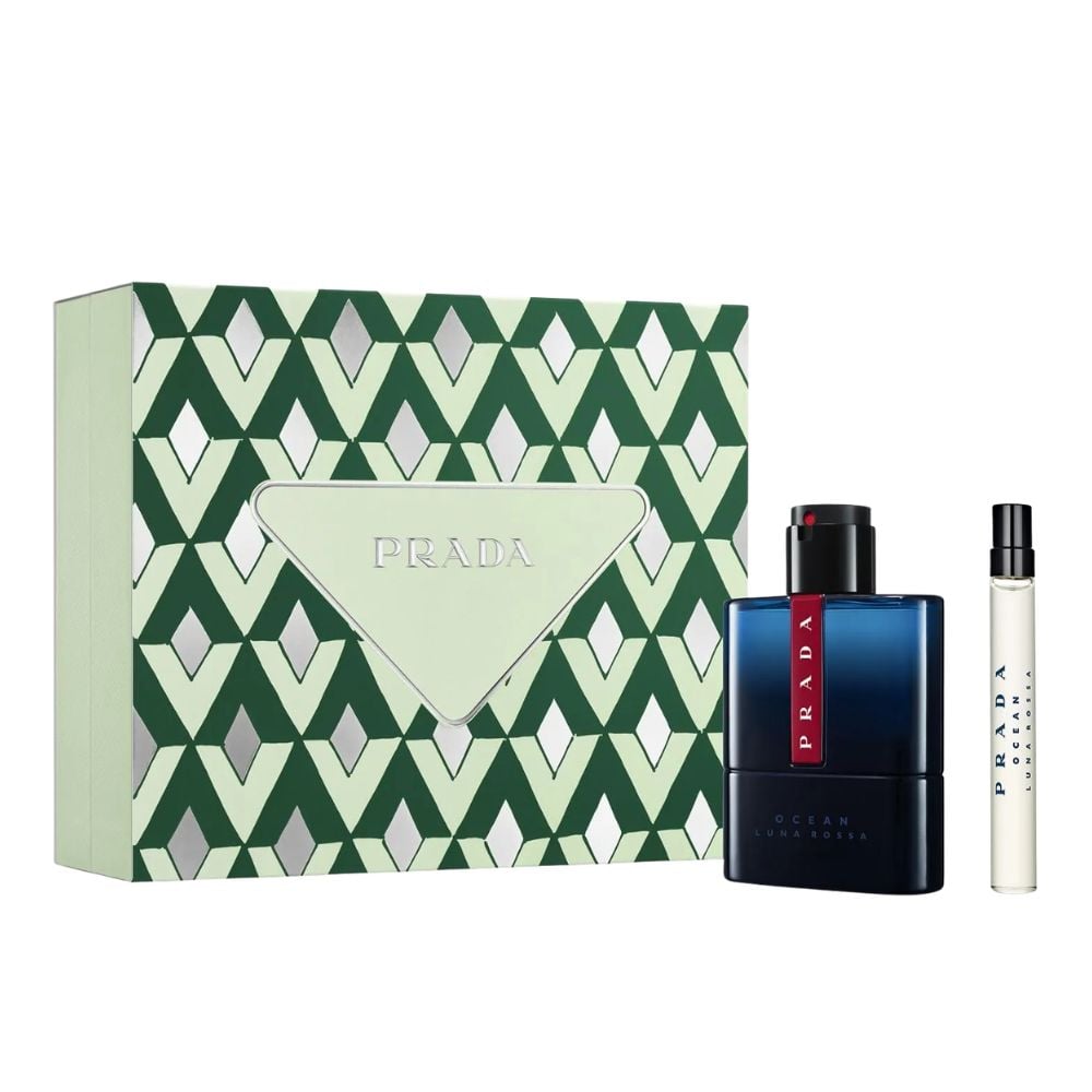 PRADA LUNA ROSSA OCEAN SET FOR MEN EDP 100 ML + MINI 10 ML - 1