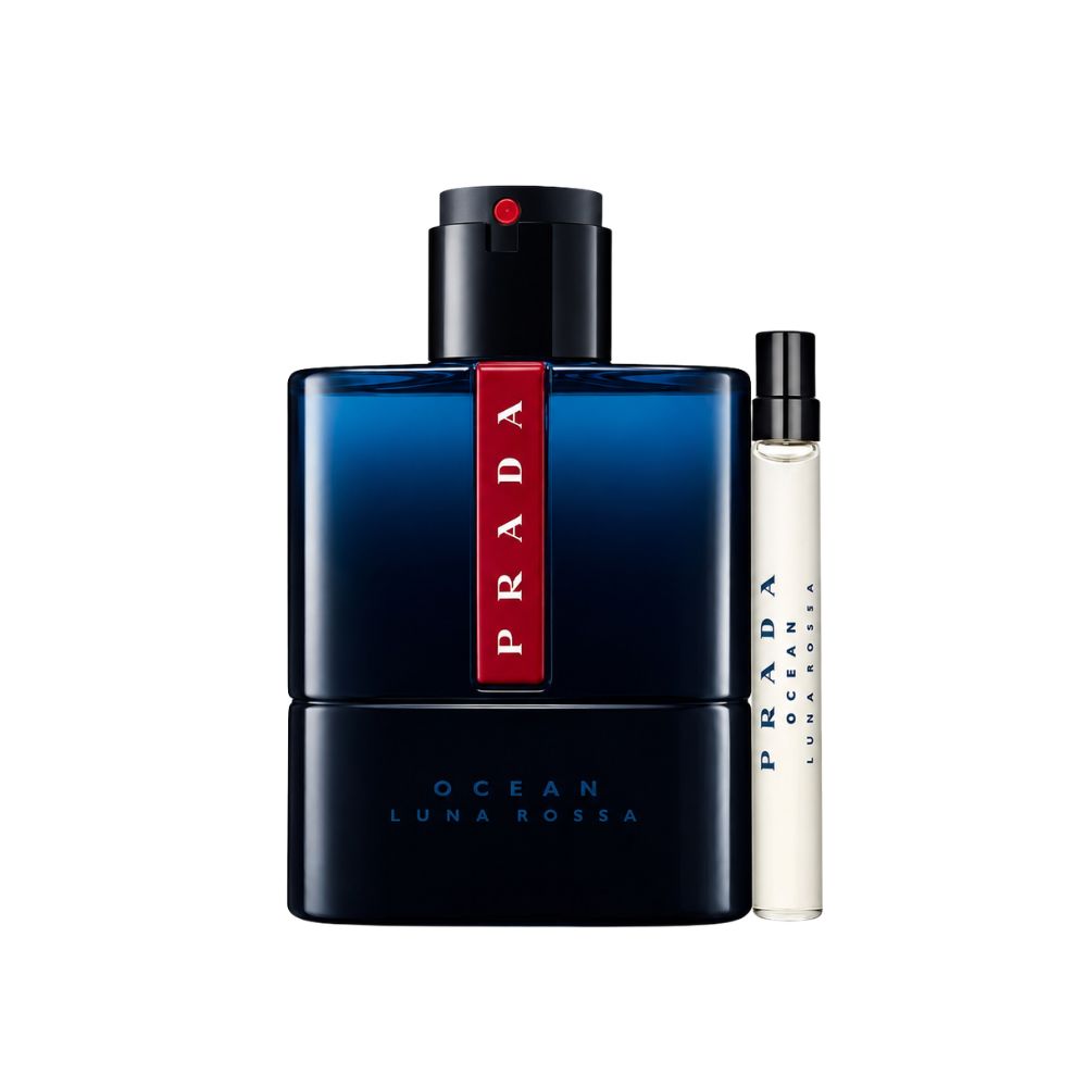 PRADA LUNA ROSSA OCEAN SET FOR MEN EDP 100 ML + MINI 10 ML - 3