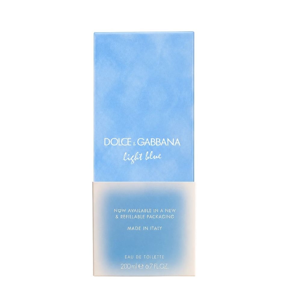 DOLCE Y GABBANA LIGHT BLUE FOR WOMEN EDT 200 ML - 4