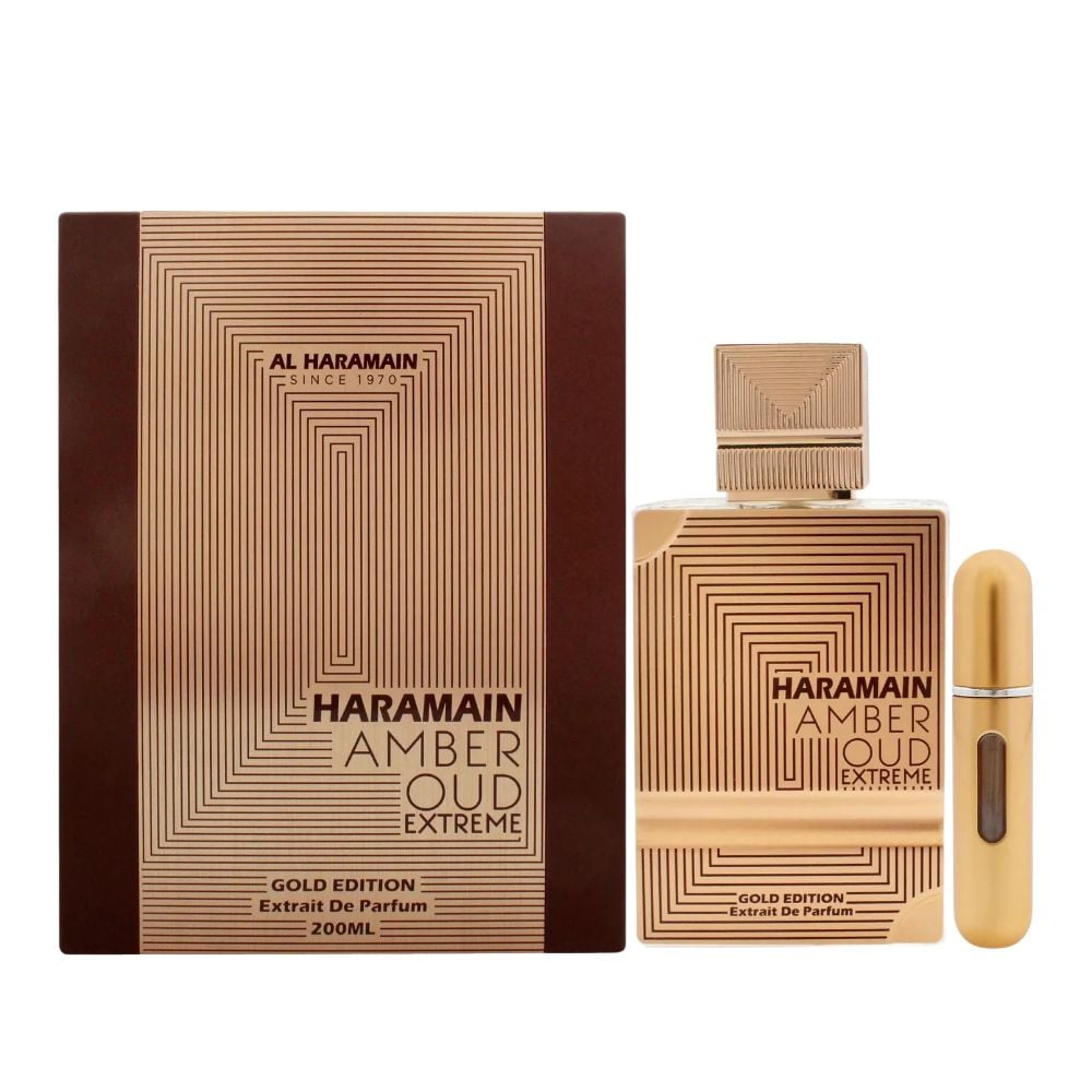 AL HARAMAIN AMBER OUD GOLD EDITION EXTREME PURE PERFUME 200 ML - 5