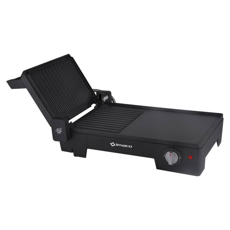 PARRILLA GRILL IMACO 2 EN 1 EXTENDIBLE IG1016E NEGRO - 1