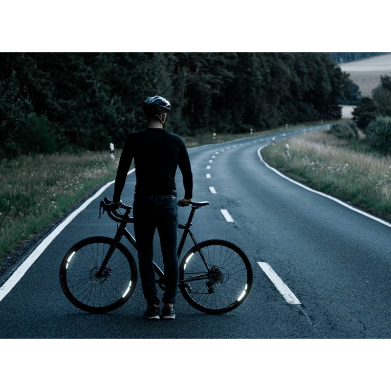 KIT FLECTR FRW REFLECTIVO ARO BICICLETA 360 WING ALEMANA - 4