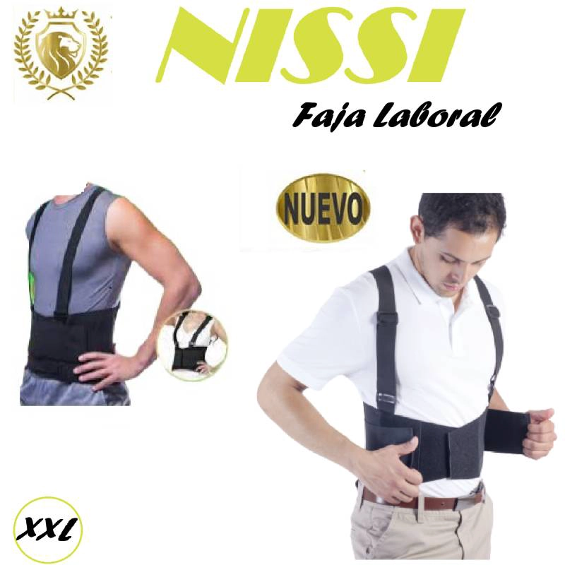 FAJA LABORAL LIVIANA CHICA NEGRO TALLA XXL - 1