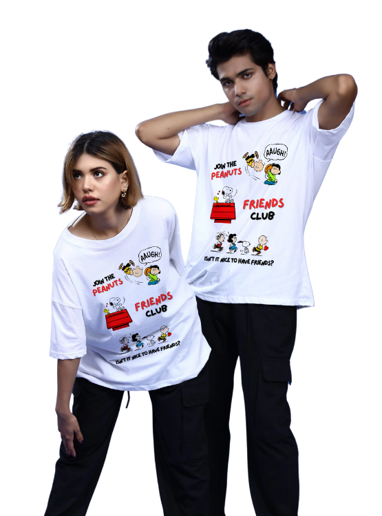POLO OVERSIZE FRIENDS CLUB SNOOPY - 1