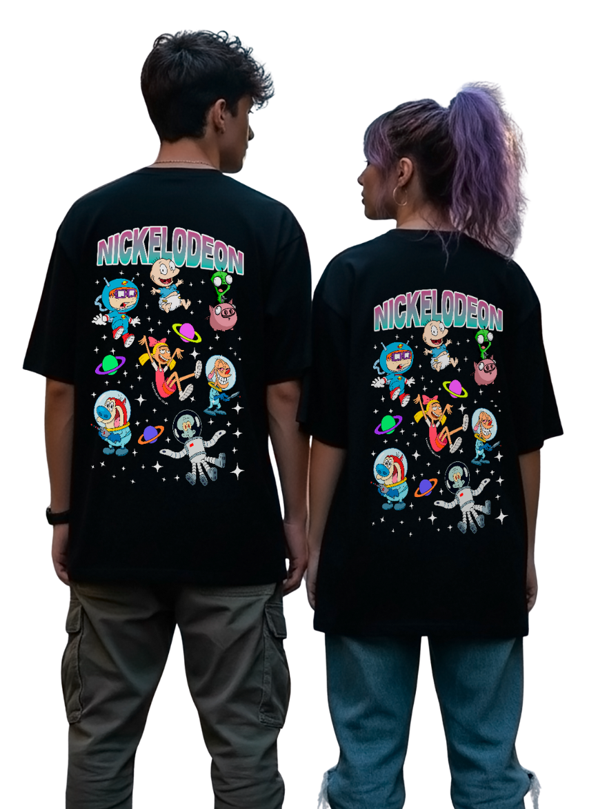 POLO OVERSIZE UNISEX MANGA CORTA NICKELODEON - 1
