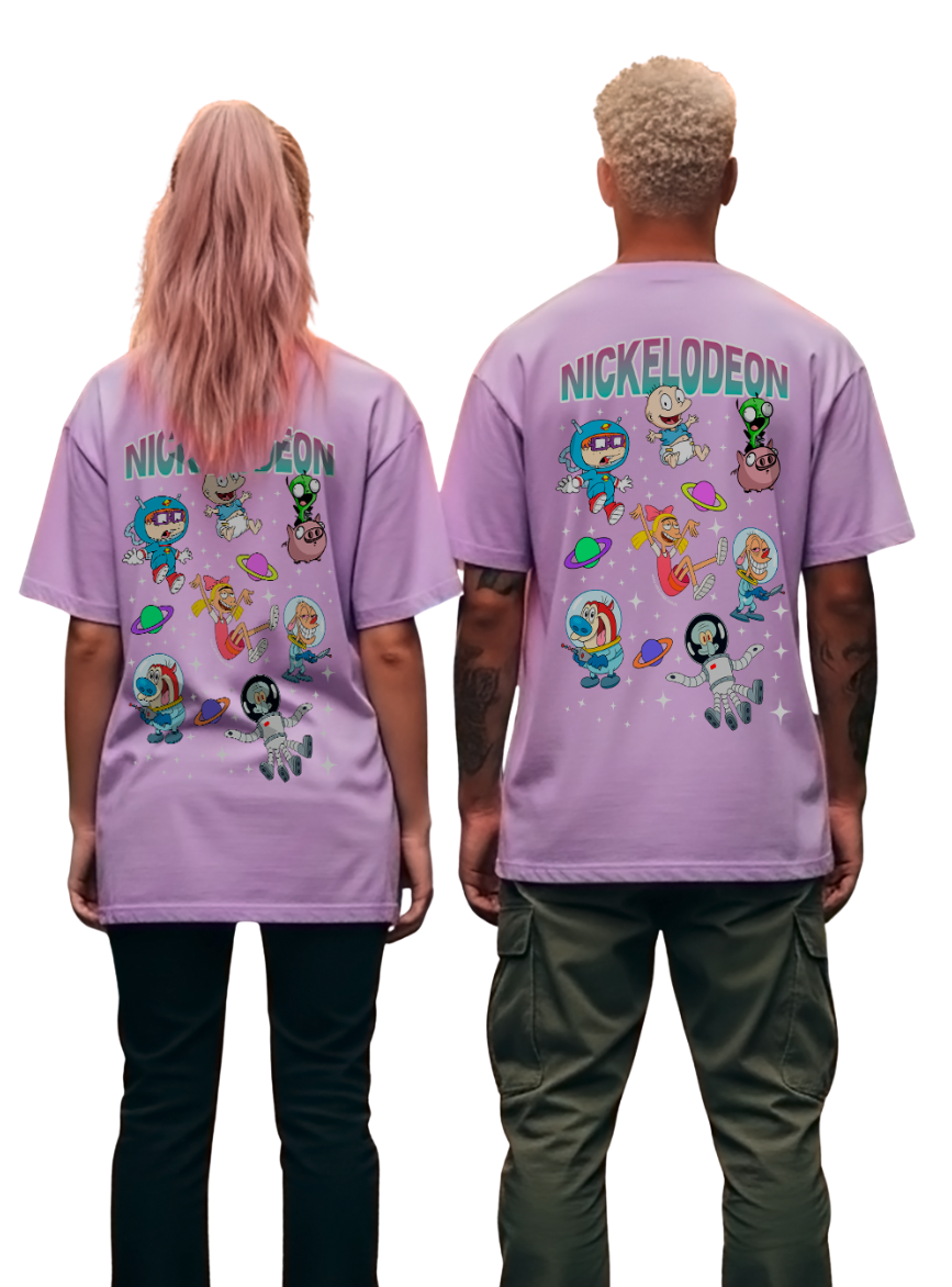 POLO OVERSIZE UNISEX MANGA CORTA NICKELODEON - 1