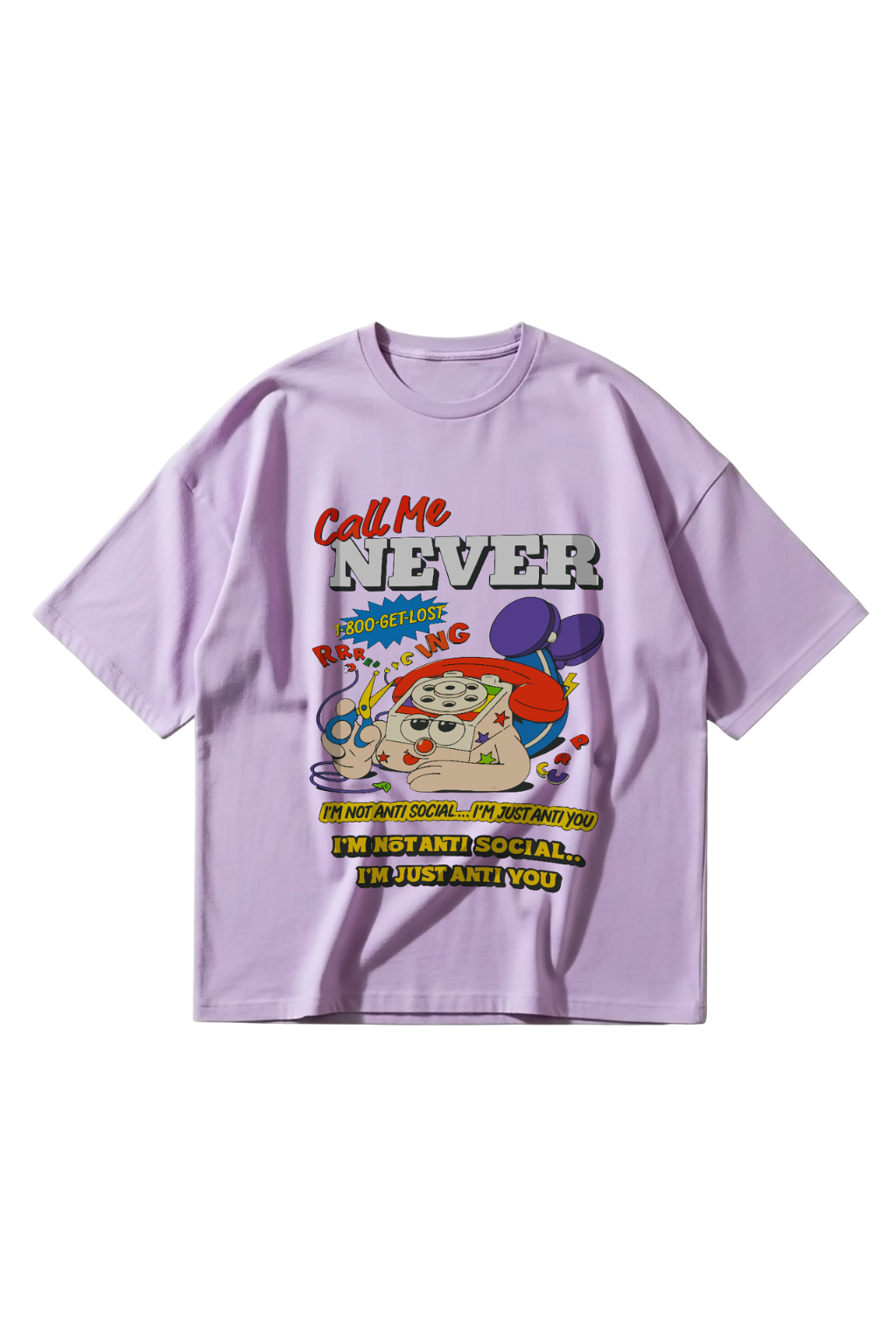 POLO OVERSIZE UNISEX MANGA CALL ME NEVER - 4