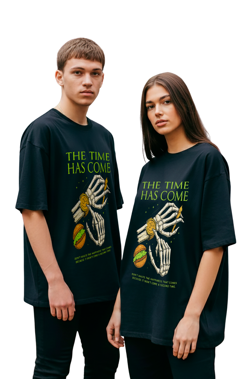 POLO OVERSIZE UNISEX MANGA THE TIME HAS COME - 1
