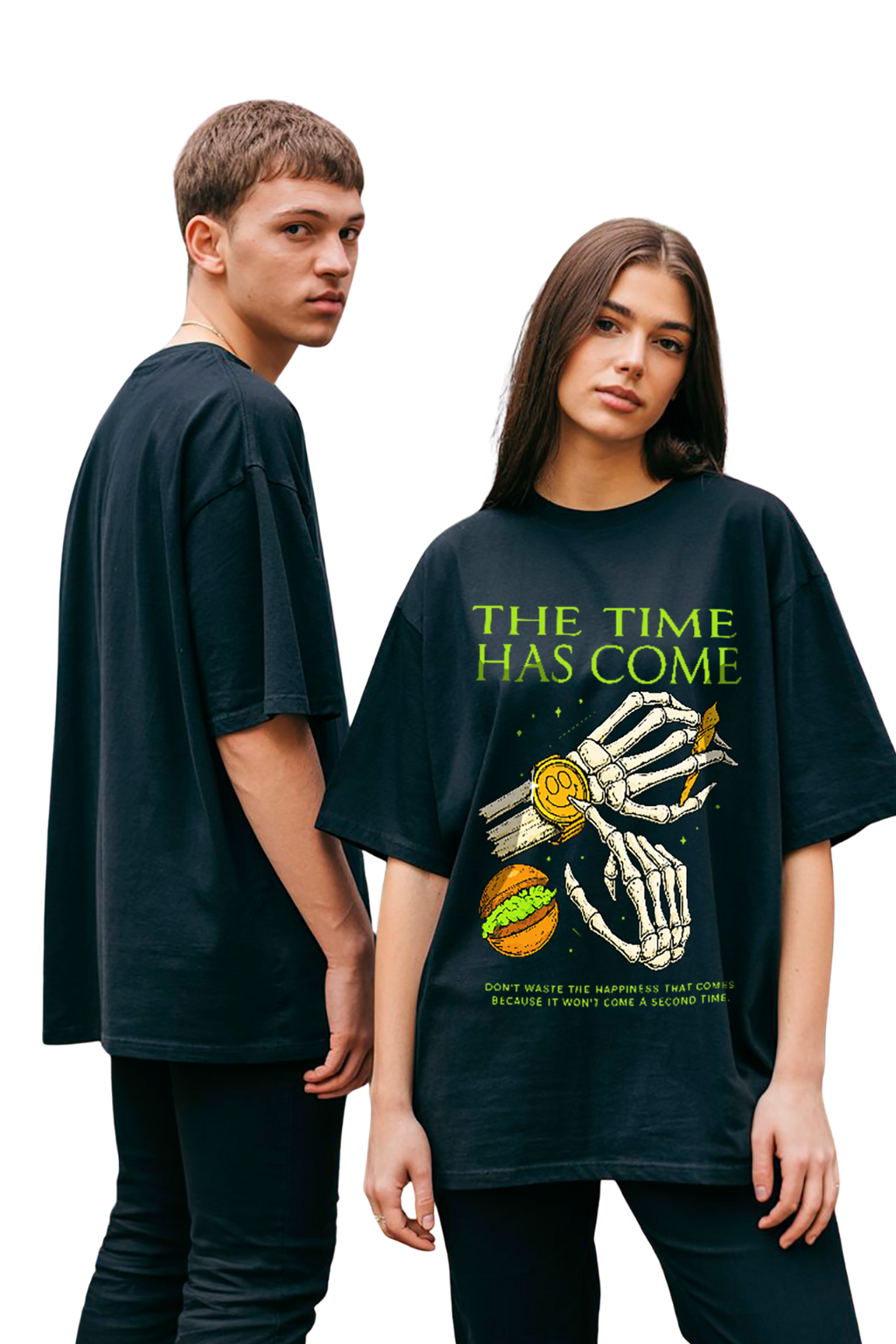 POLO OVERSIZE UNISEX MANGA THE TIME HAS COME - 2