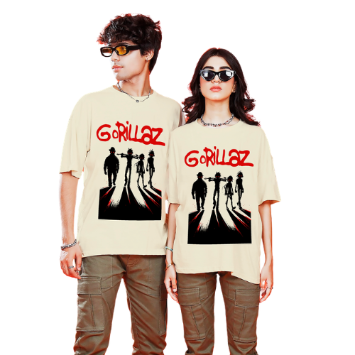 POLO OVERSIZE MANGA CORTA GORILLAZ SHADOW - 3