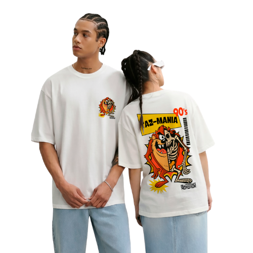 POLO OVERSIZE UNISEX MANGA CORTA TAZMANIA - 1
