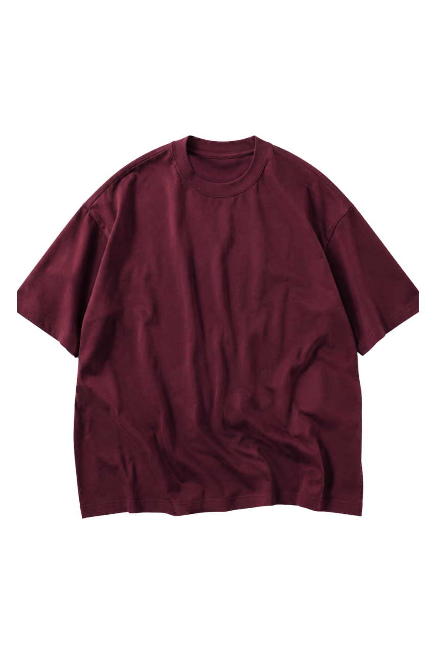 POLO OVERSIZE UNISEX COLOR VINO PREMIUM - 3
