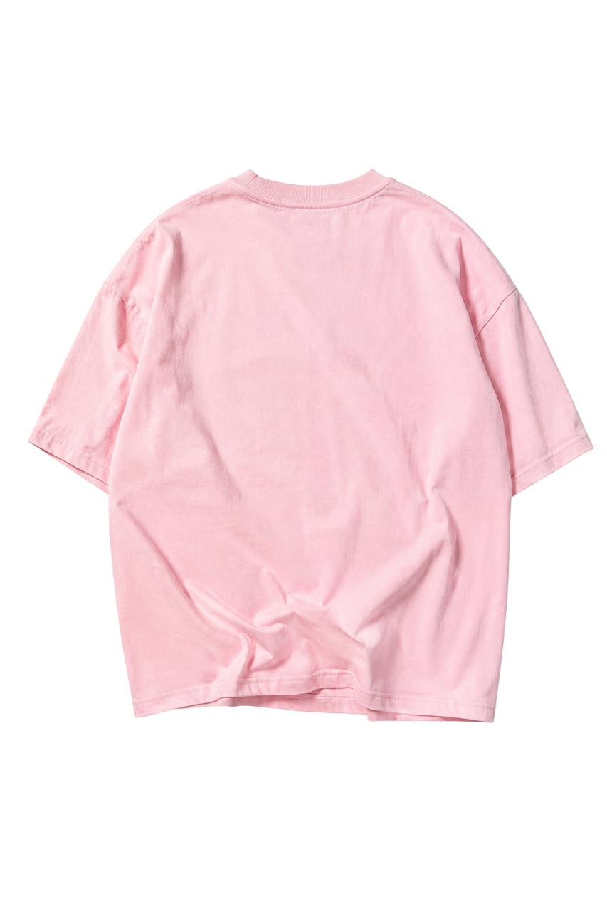 POLO OVERSIZE BASICO HOMBRE ROSADO BEBÉ - 4