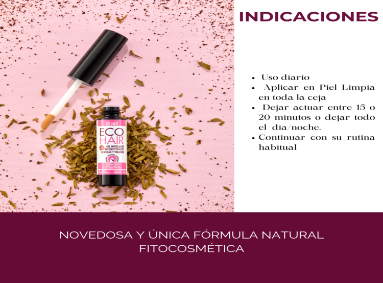 GEL CEJAS ECO HAIR MODELADOR RECONSTITUYENTE 5 ML - 4